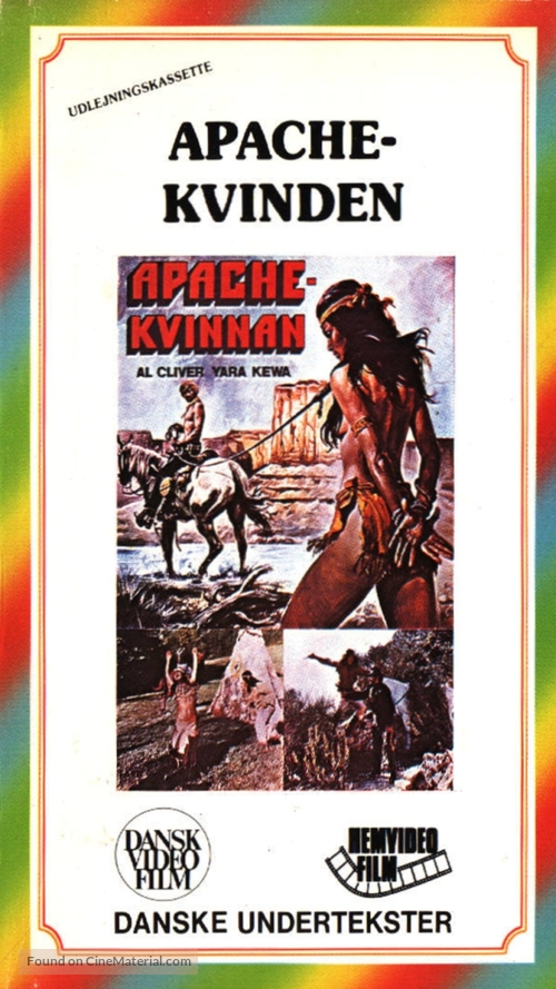 Una donna chiamata Apache - Danish VHS movie cover