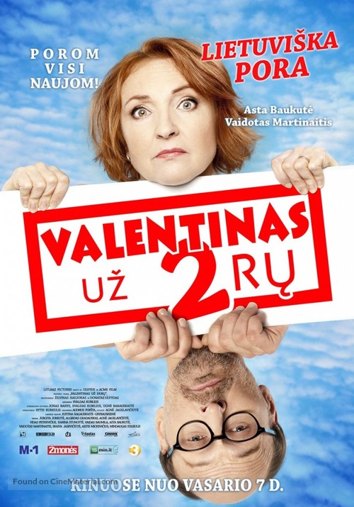 Valentinas uz 2ru - Lithuanian Movie Poster