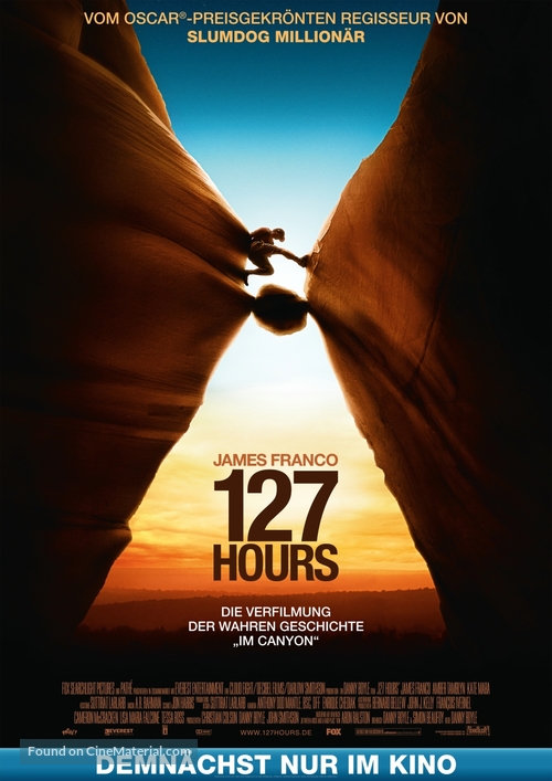127 Hours - German Movie Poster