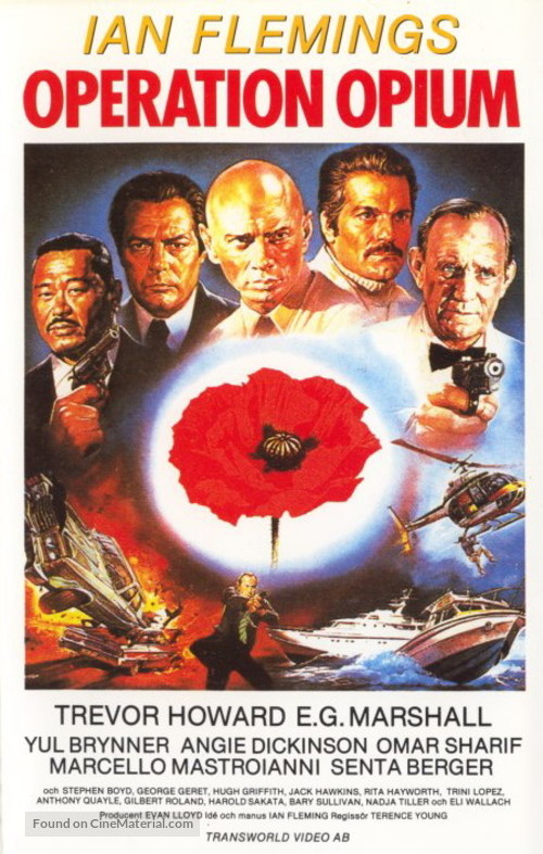 The Poppy Is Also a Flower - Swedish VHS movie cover