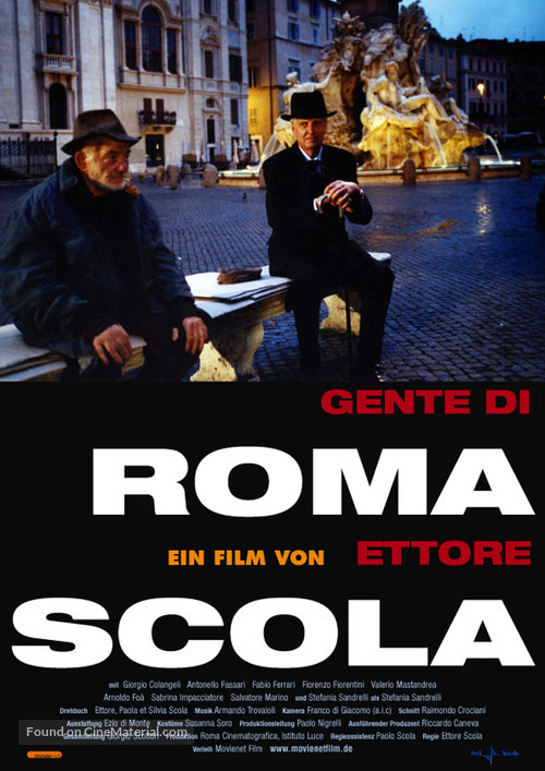 Gente di Roma - German Movie Poster