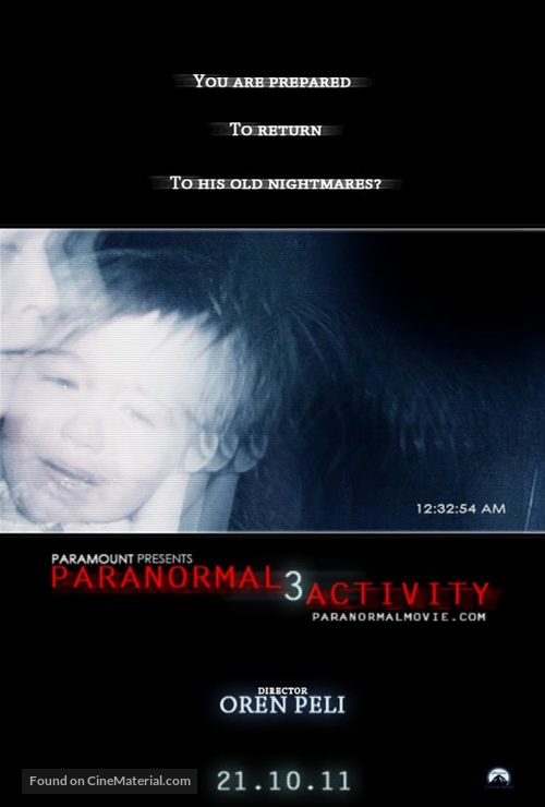 Paranormal Activity 3 - Movie Poster