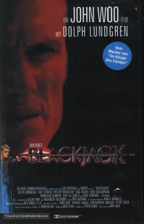 Blackjack - German VHS movie cover
