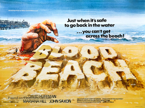 Blood Beach - British Movie Poster