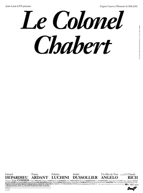 Le colonel Chabert - French Logo