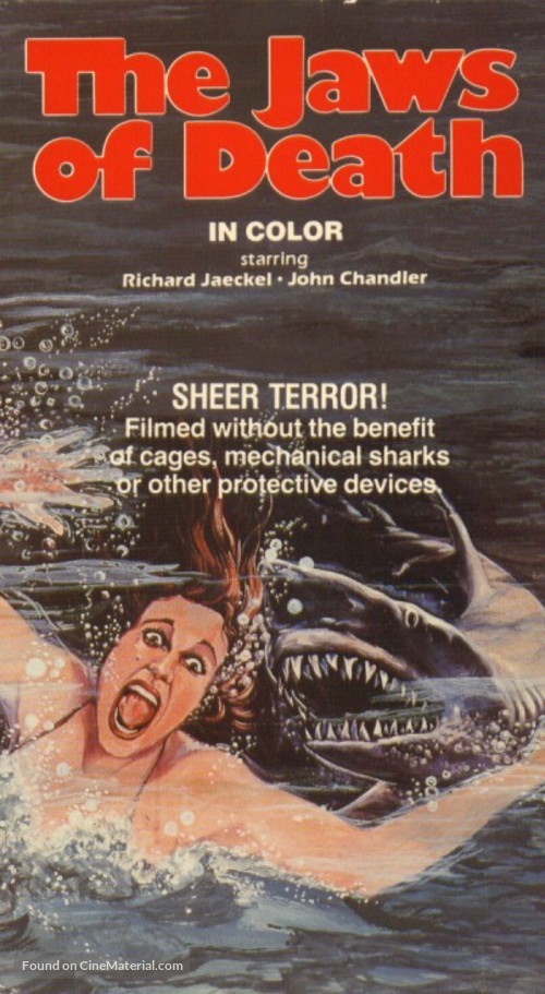 Mako: The Jaws of Death - VHS movie cover