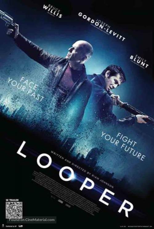 Looper - Danish Movie Poster