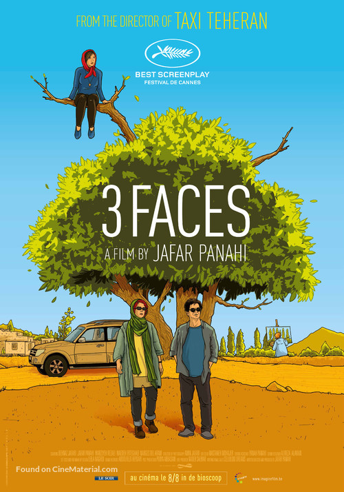 Three Faces - Belgian Movie Poster