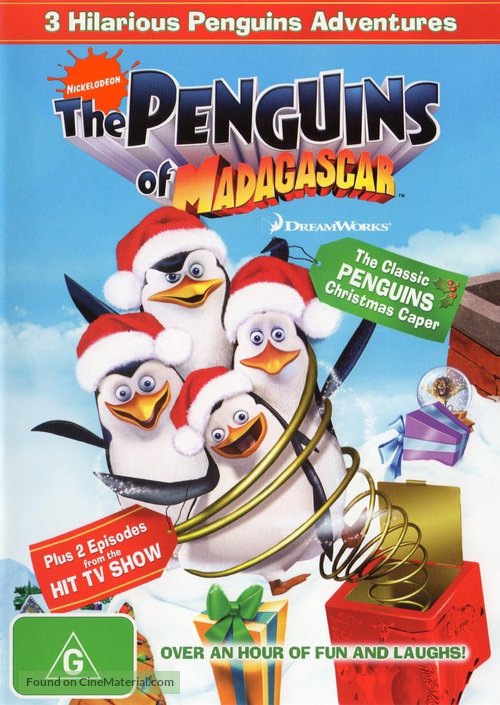 The Madagascar Penguins in: A Christmas Caper - Australian DVD movie cover