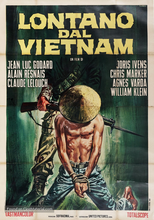 Loin du Vietnam - Italian Movie Poster