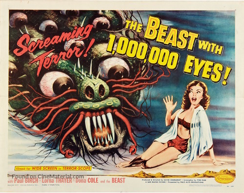The Beast with a Million Eyes - Movie Poster
