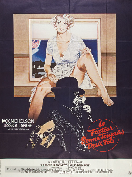 The Postman Always Rings Twice - French Movie Poster