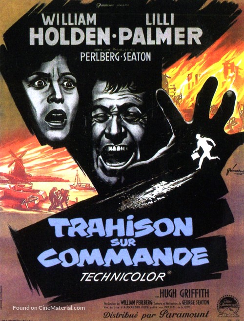 The Counterfeit Traitor - French Movie Poster