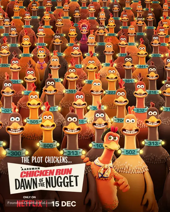 Chicken Run: Dawn of the Nugget - British Movie Poster