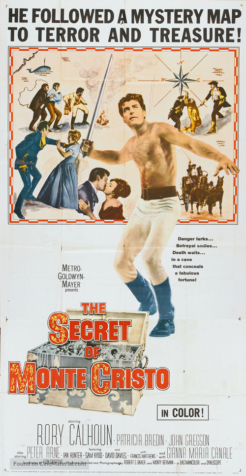The Treasure of Monte Cristo - Movie Poster