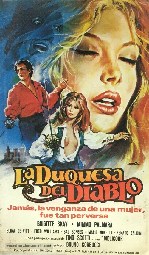 Isabella, duchessa dei diavoli - Spanish VHS movie cover