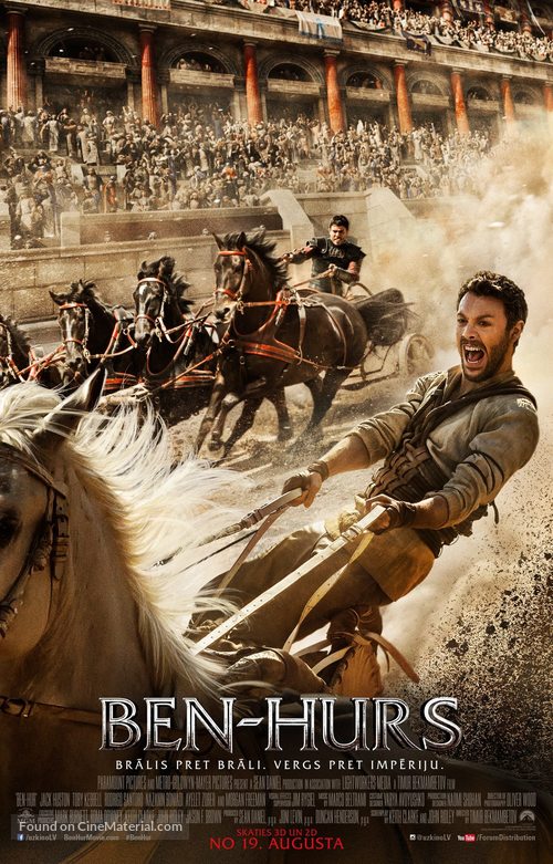 Ben-Hur - Latvian Movie Poster