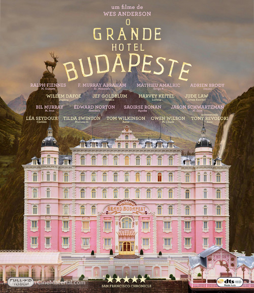 The Grand Budapest Hotel - Brazilian Movie Cover