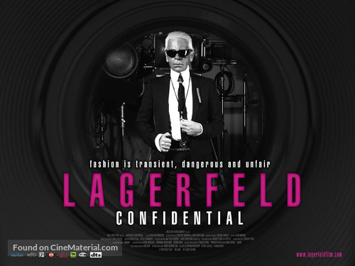 Lagerfeld Confidentiel - British Movie Poster