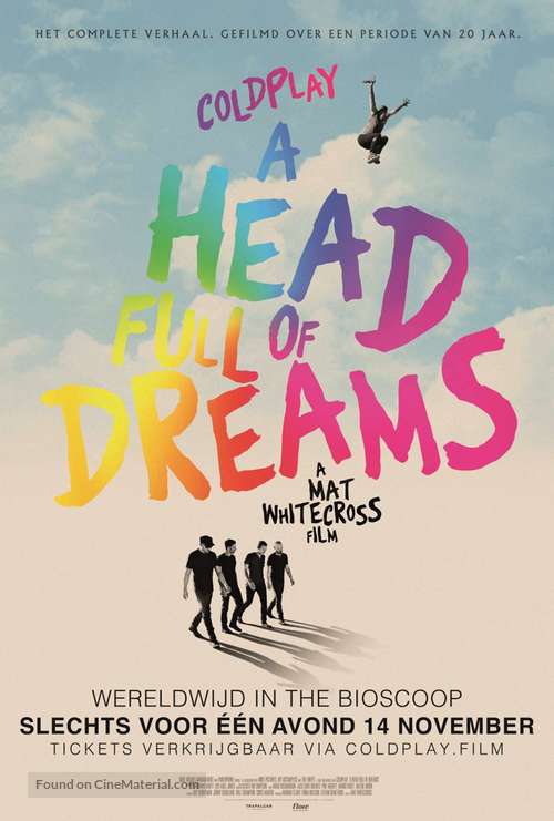 Coldplay: A Head Full of Dreams - Dutch Movie Poster