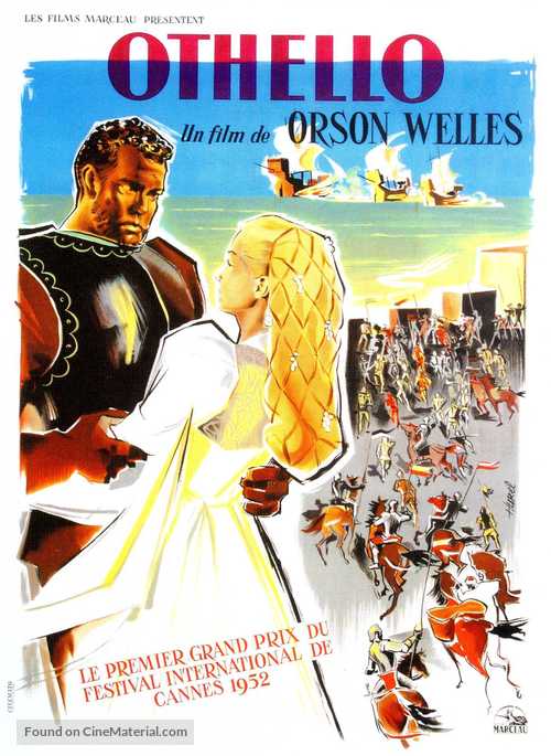 The Tragedy of Othello: The Moor of Venice - French Movie Poster