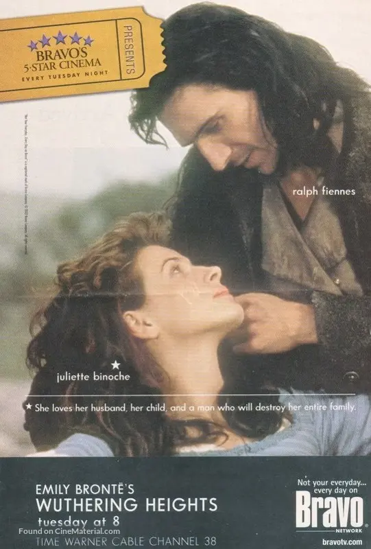 wuthering heights 1992 movie poster