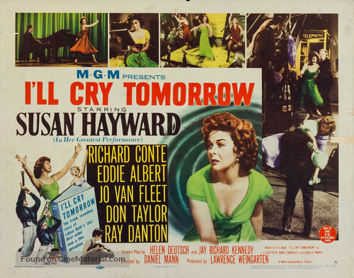 I&#039;ll Cry Tomorrow - Movie Poster