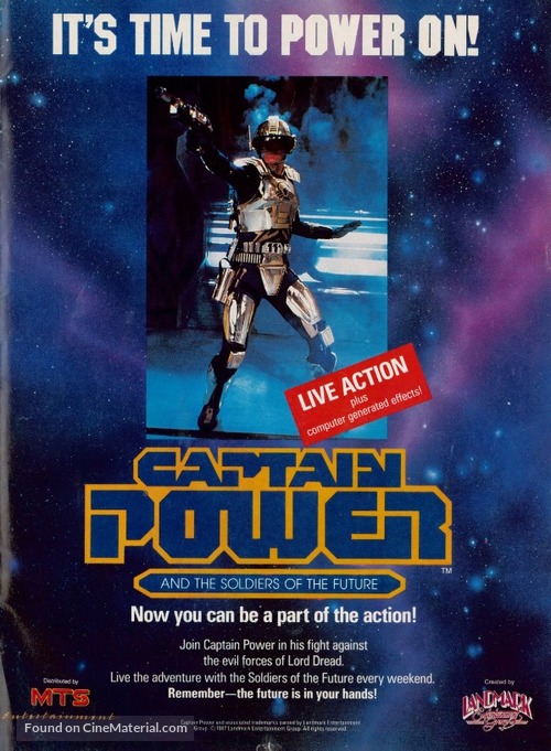 &quot;Captain Power and the Soldiers of the Future&quot; - VHS movie cover