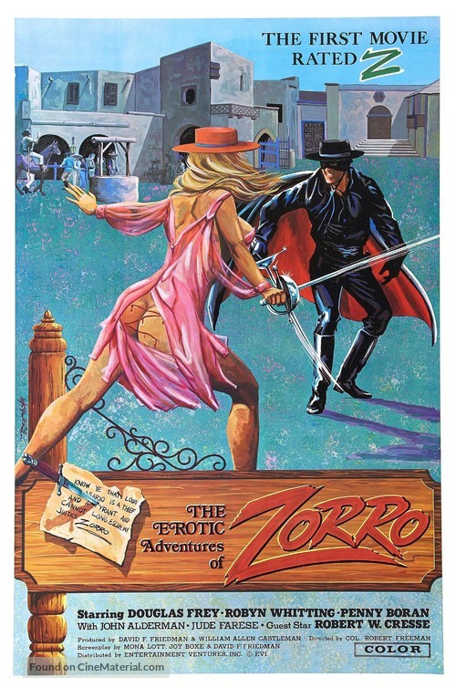 The Erotic Adventures of Zorro - Movie Poster