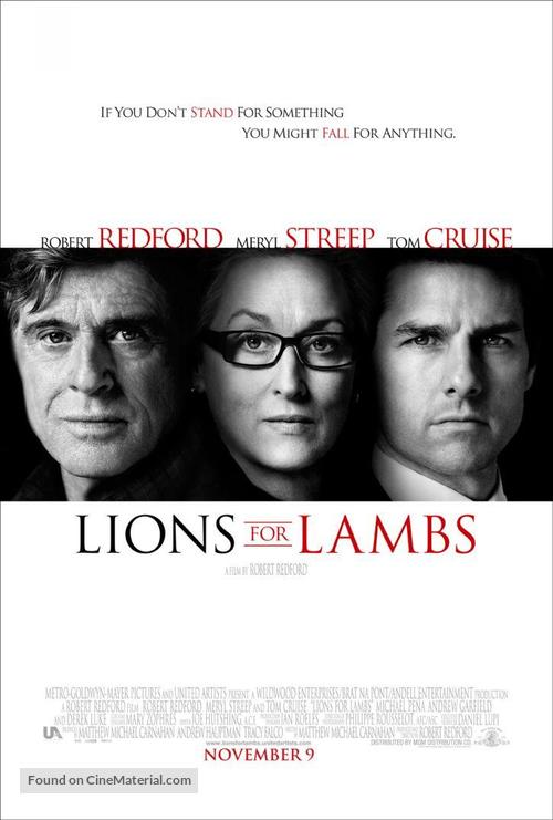 Lions for Lambs - Movie Poster