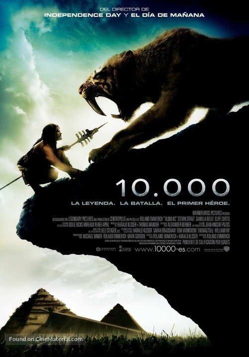 10,000 BC - Spanish Movie Poster