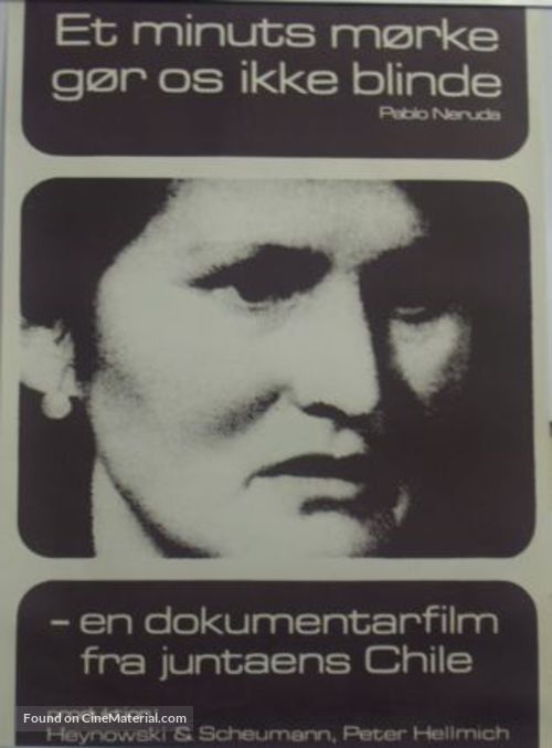 Minute Dunkel macht uns nicht blind, Eine - Danish Movie Poster