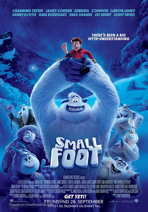 Smallfoot - Icelandic Movie Poster