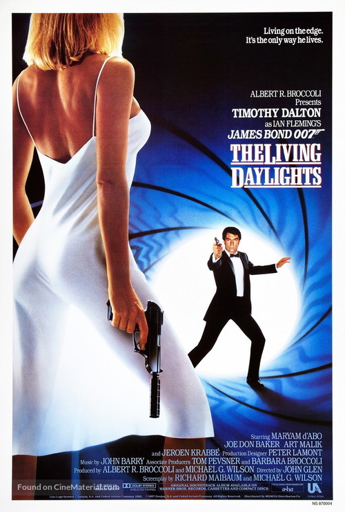The Living Daylights (1987) movie poster