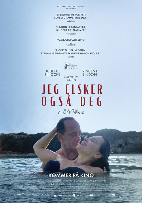 Avec amour et acharnement - Norwegian Movie Poster