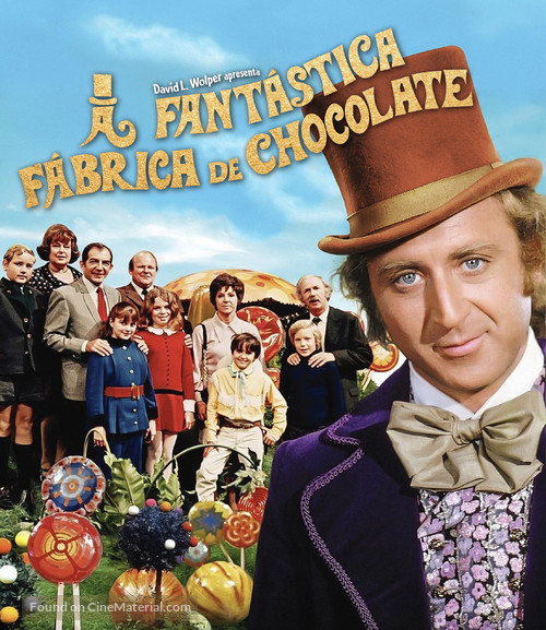 Willy Wonka &amp; the Chocolate Factory - Brazilian Movie Cover