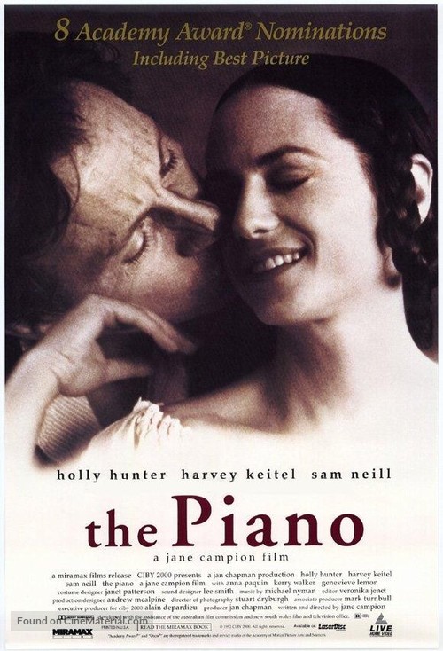 The Piano - VHS movie cover