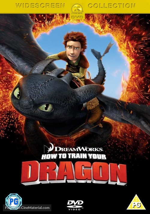 How to Train Your Dragon - British Movie Cover