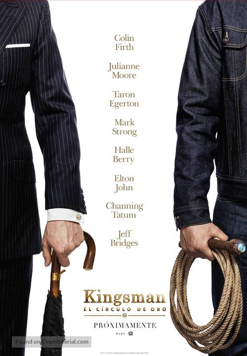 Kingsman: The Golden Circle - Spanish Movie Poster