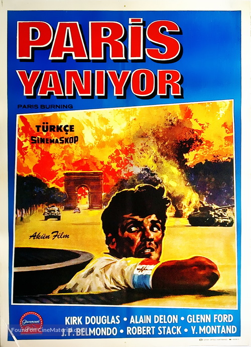 Paris br&ucirc;le-t-il? - Turkish Movie Poster