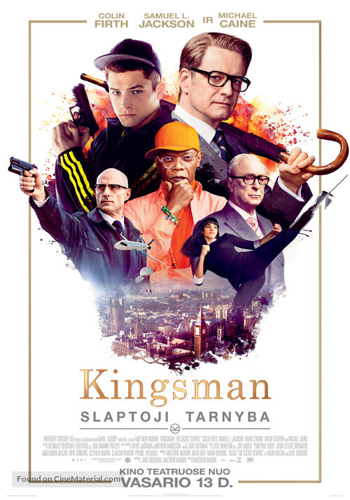 Kingsman: The Secret Service - Lithuanian Movie Poster