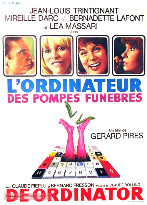 L&#039;ordinateur des pompes fun&egrave;bres - Belgian Movie Poster