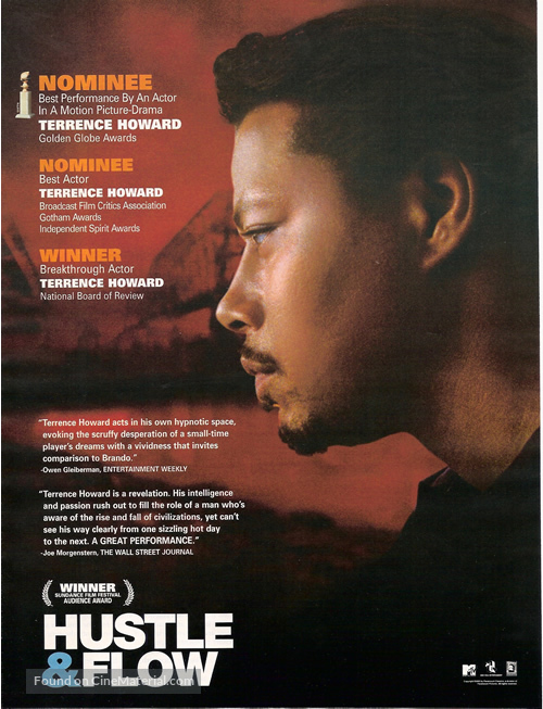 Hustle And Flow - For your consideration movie poster