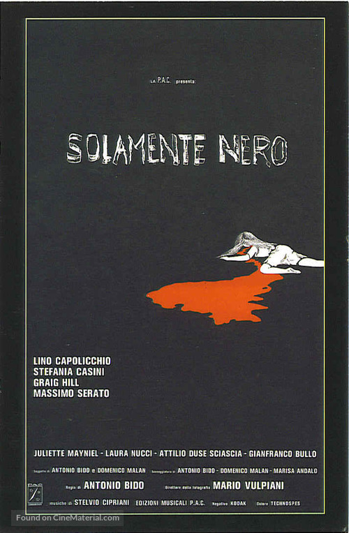 Solamente nero - Italian Movie Poster