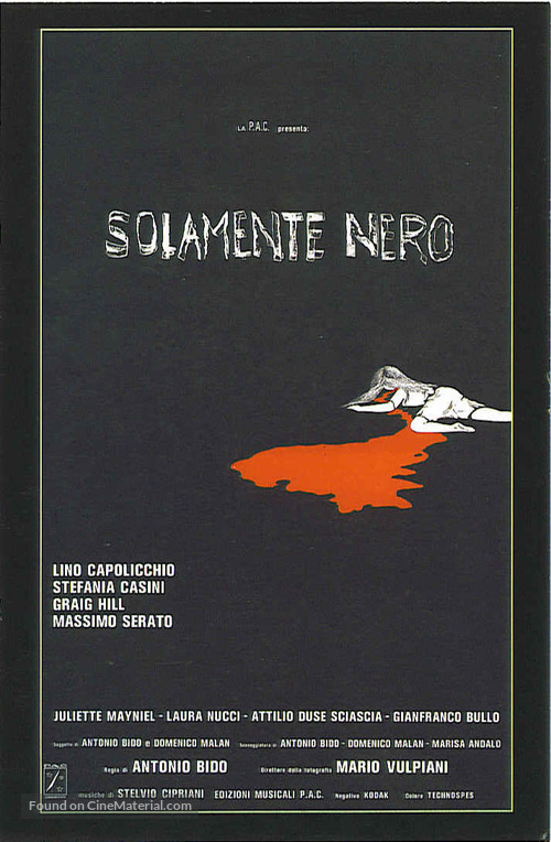 Solamente nero - Italian Movie Poster