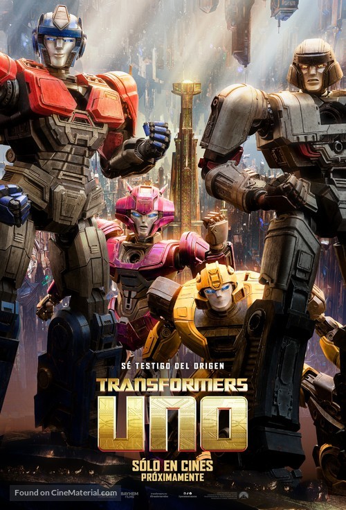 Transformers One - Mexican Movie Poster