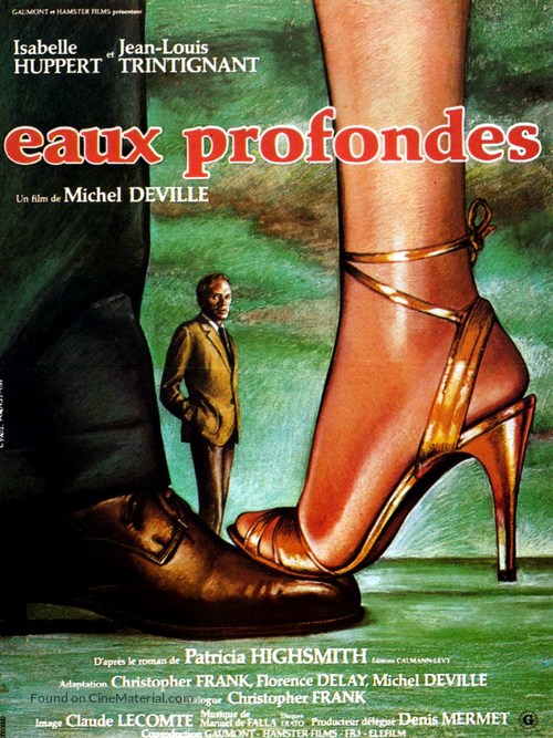 Eaux profondes - French Movie Poster