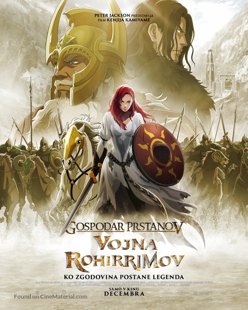 The Lord of the Rings: The War of the Rohirrim - Slovenian Movie Poster