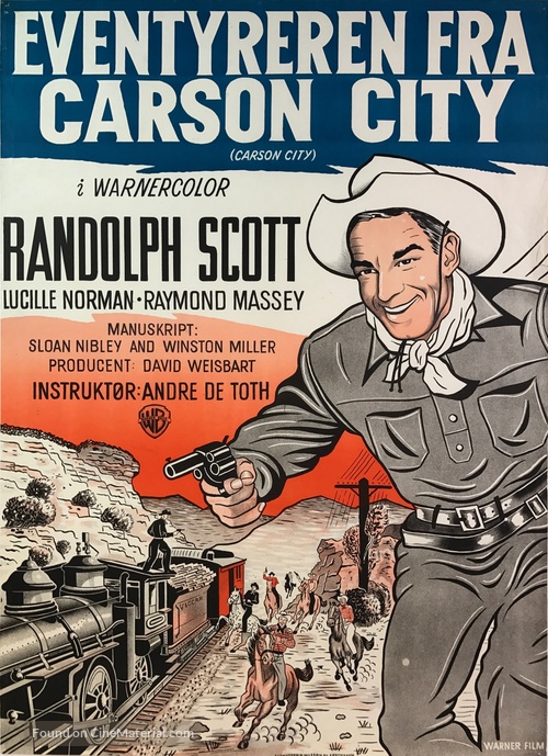 Carson City - Danish Movie Poster