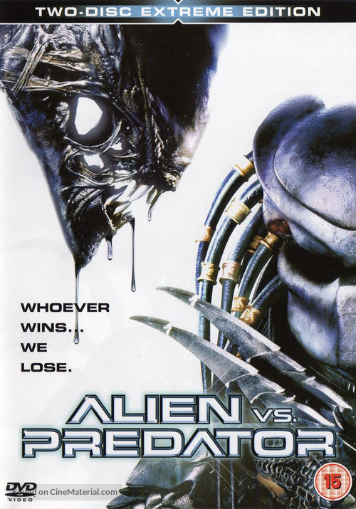 AVP: Alien Vs. Predator - British DVD movie cover